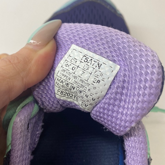 Asics Gel GT 1000 Duomax Running Shoes women size 7 Navy/Purple/Mint. T5A7N - Picture 8 of 8